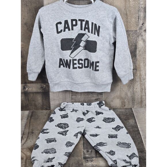 Garanimals boys Captain Awesome 2 Piece Set Size 2T - Picture 2 of 7